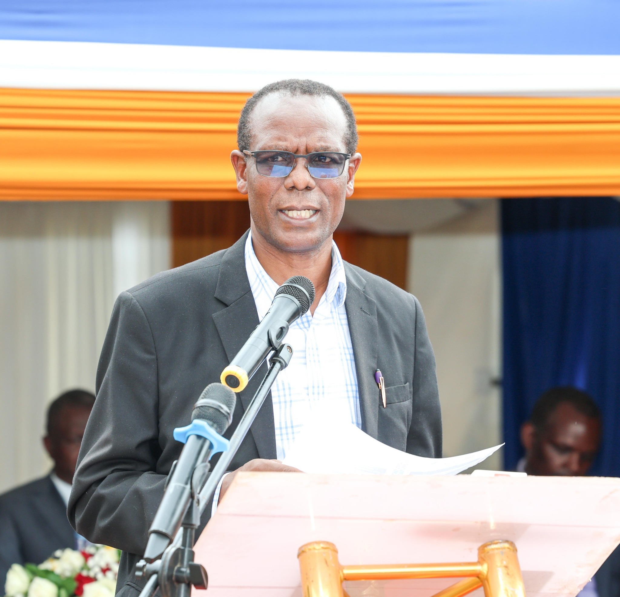 KETRB board Member giving his speech